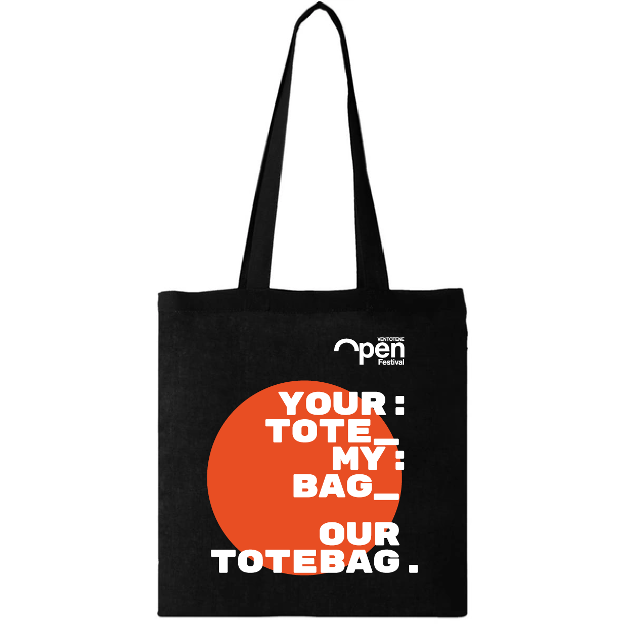 (Y)our ToteBag _la shopper bag in cotone del Ventotene Open Festival